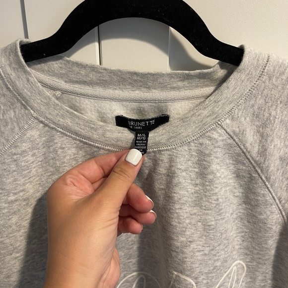 Brunette the Label Self Love Club Big Sister Crew Neck Sweatshirt - Picture 3 of 4